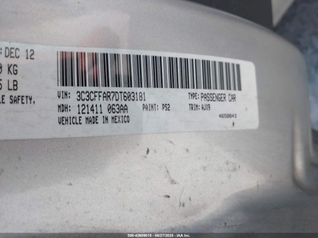 2013 FIAT 500 3C3CFFAR7DT603181 Photo 8