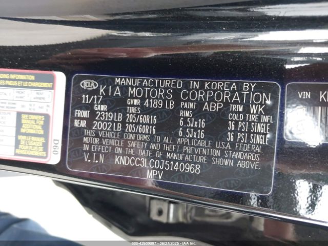 2018 KIA NIRO KNDCC3LC0J5140968 Photo 8
