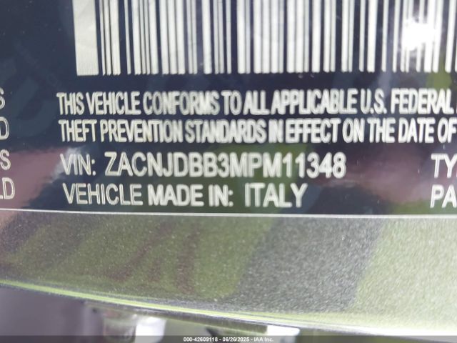 2021 JEEP RENEGADE ZACNJDBB3MPM11348 Photo 8
