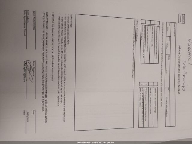 3MVDMBBM0RM698491 Mazda pyukd