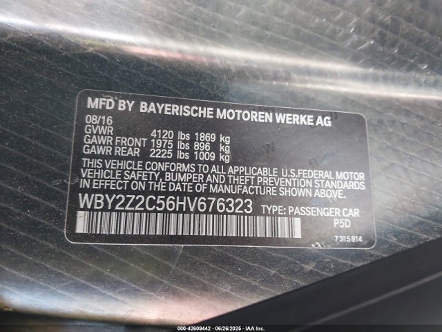 BMW I8 2017 WBY2Z2C56HV676323 Image 9