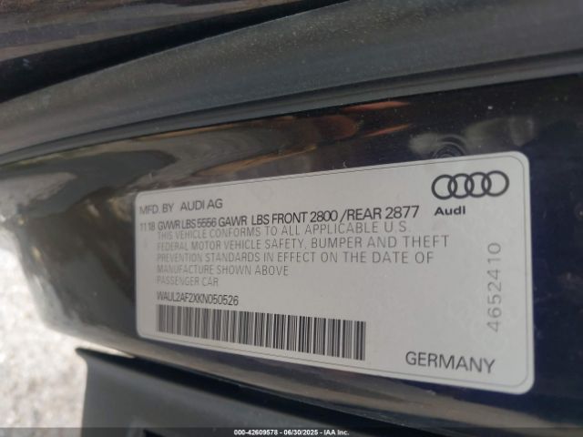 2019 AUDI A6 WAUL2AF2XKN050526 Photo 8