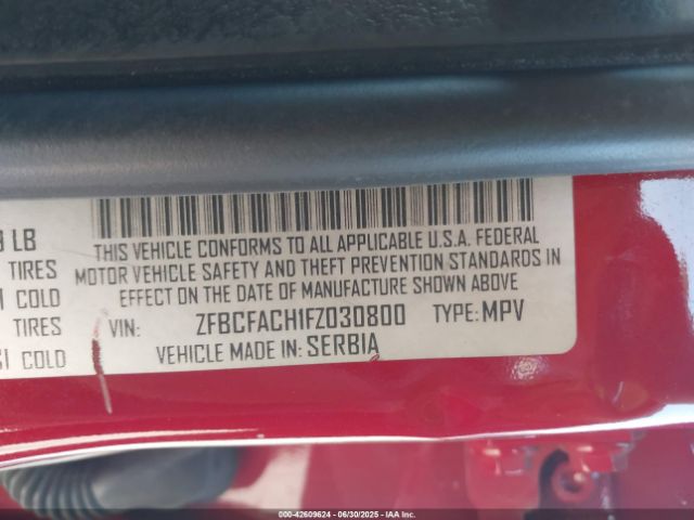 2015 FIAT 500L ZFBCFACH1FZ030800 Photo 8