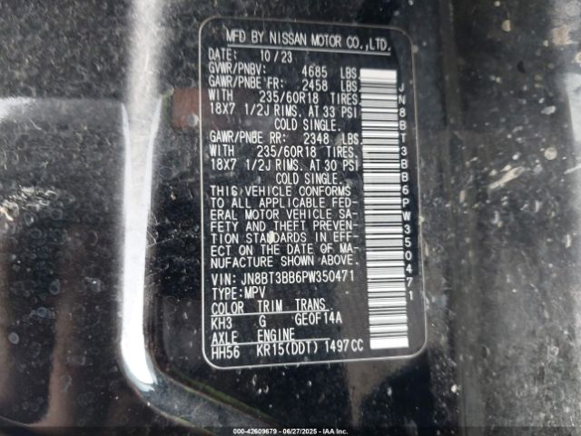 2023 NISSAN ROGUE JN8BT3BB6PW350471 Photo 8
