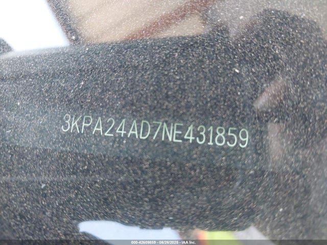 3KPA24AD7NE431859 KIA mpi gamma ii