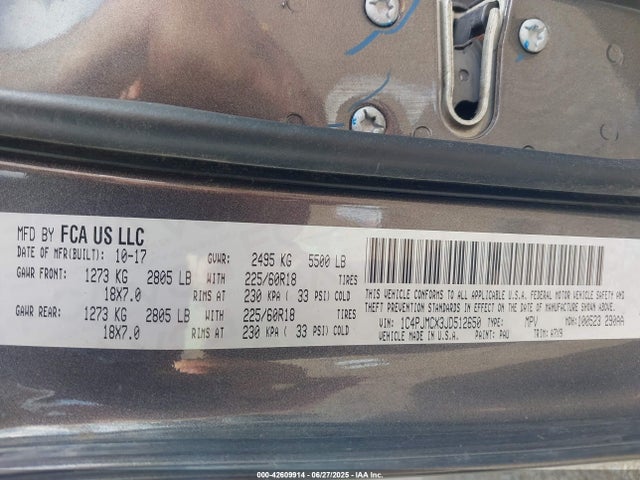 1C4PJMCX3JD512650 Jeep Cherokee