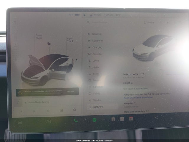 Tesla 2025 2025 5YJ3E1EA2SF920965 Image 7