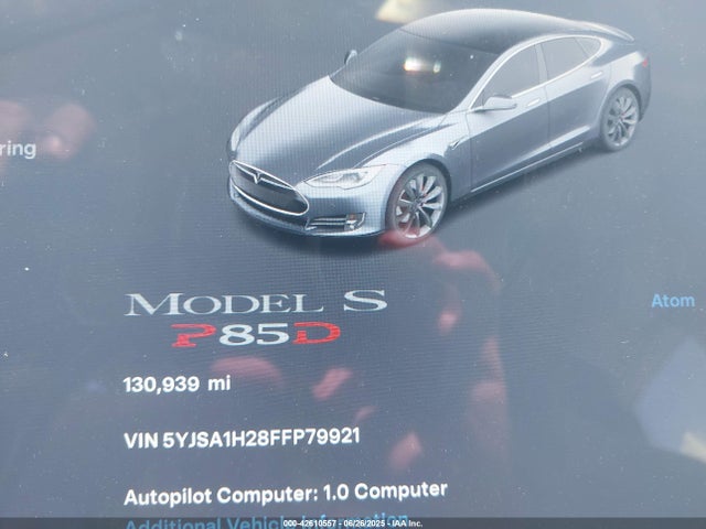 2015 TESLA MODEL S 5YJSA1H28FFP79921 Photo 6