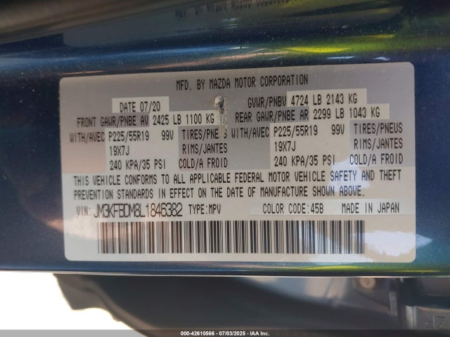JM3KFBDM8L1846382 Mazda py cylinder deactivation