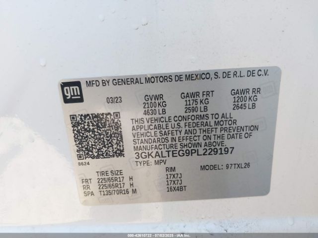 2023 GMC TERRAIN 3GKALTEG9PL229197 Photo 8