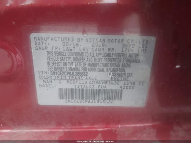 2018 NISSAN VERSA NOTE 3N1CE2CP8JL365682 Photo 8