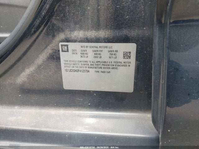 1G1JC6SH2F4123794 Chevrolet luw