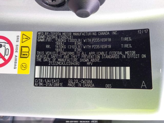 2018 LEXUS RX 350 2T2ZZMCA3JC094080 Photo 8