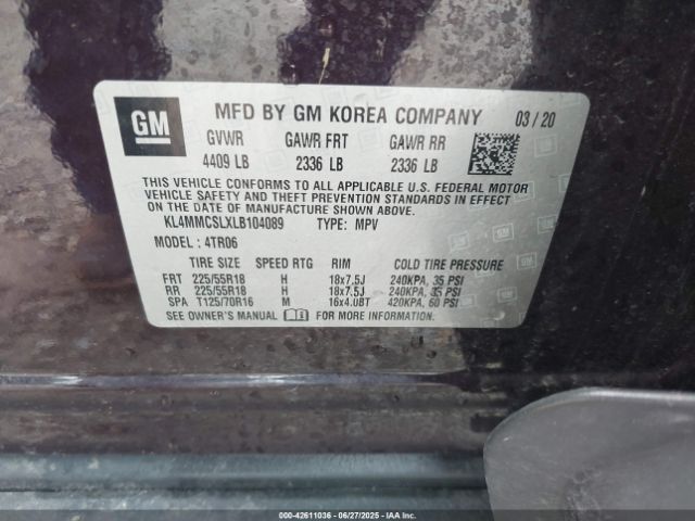 2020 BUICK ENCORE GX KL4MMCSLXLB104089 Photo 8