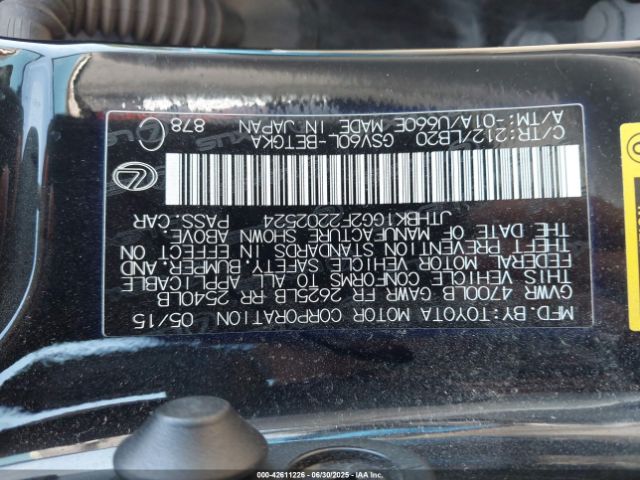 2015 LEXUS ES 350 JTHBK1GG2F2202524 Photo 8
