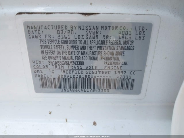 Nissan 2020 2020 3N1AB8CV6LY243300 Image 9