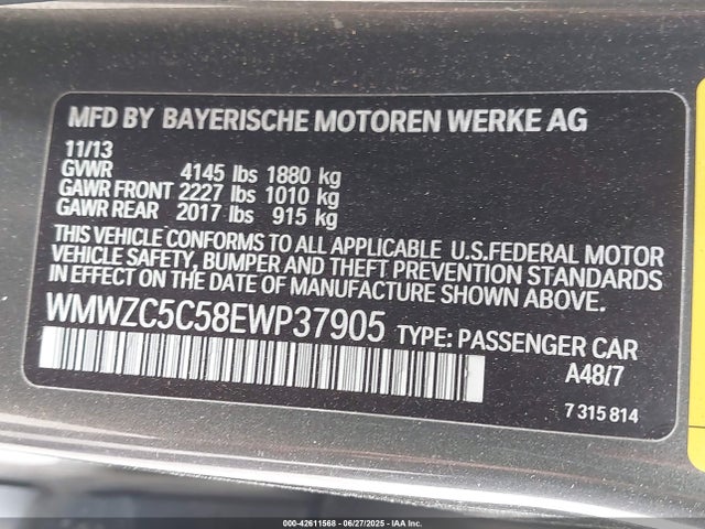 2014 MINI COUNTRYMAN WMWZC5C58EWP37905 Photo 8