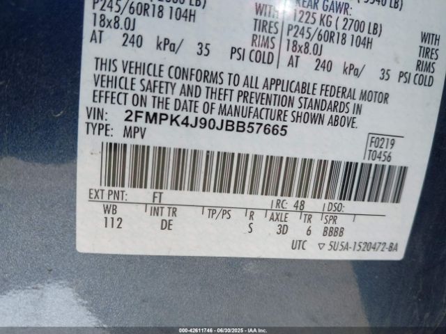 2018 FORD EDGE 2FMPK4J90JBB57665 Photo 8