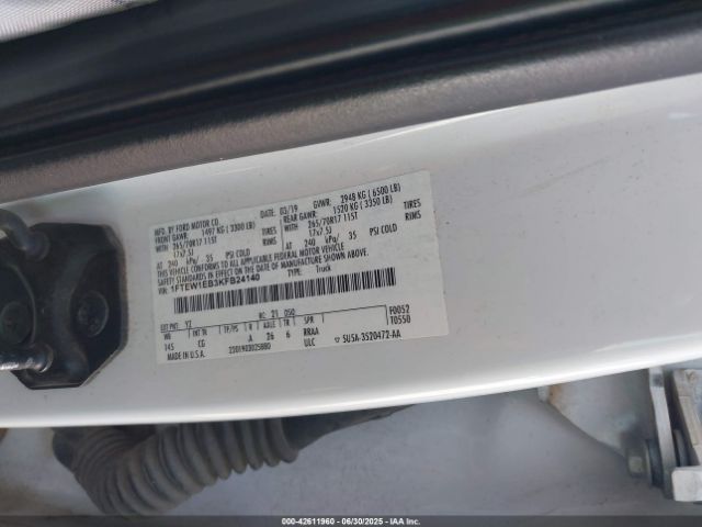 2019 FORD F-150 1FTEW1EB3KFB24140 Photo 8