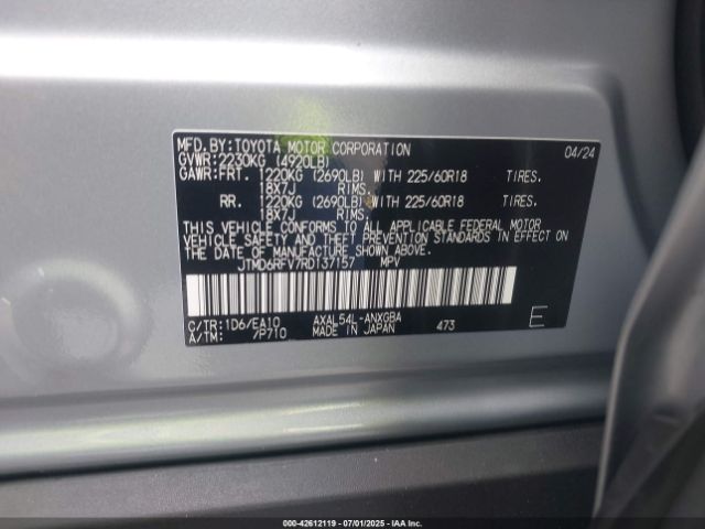 2024 TOYOTA RAV4 HYBRID JTMD6RFV7RD137157 Photo 8
