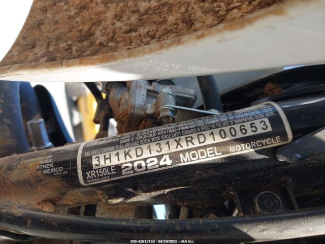 2024 HONDA XR150L 3H1KD131XRD100653 Photo 9