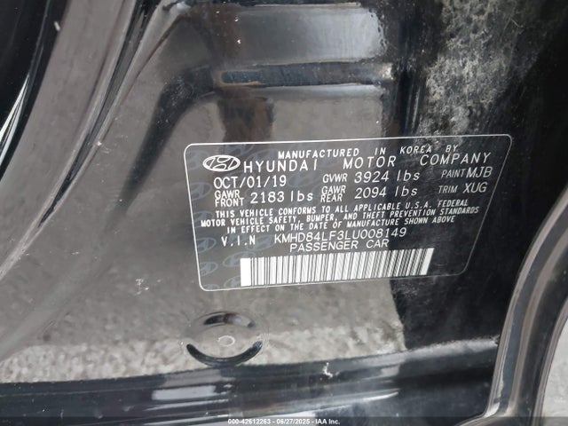 Hyundai mpi nu 2020 KMHD84LF3LU008149 Image 9