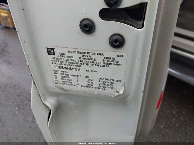 2004 CADILLAC ESCALADE 1GYEK63N94R312811 Photo 8