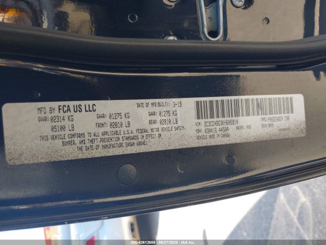 2019 DODGE CHARGER 2C3CDXBG3KH605914 Photo 8