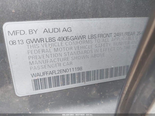 2014 AUDI A4 WAUFFAFL2EN011198 Photo 8