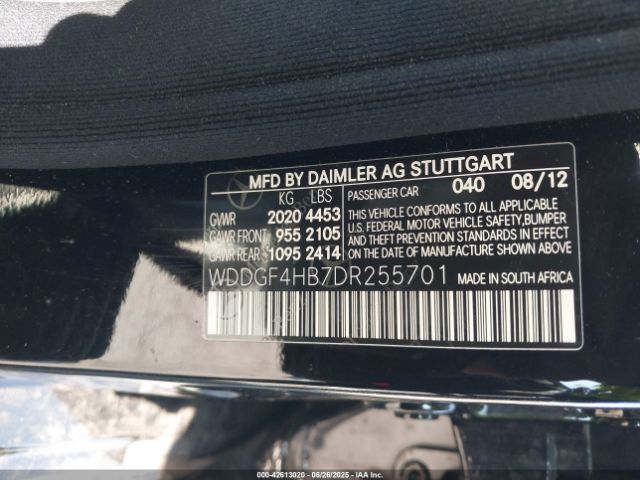 2013 MERCEDES-BENZ C 250 WDDGF4HB7DR255701 Photo 8