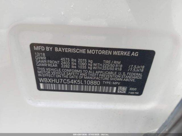 2019 BMW X1 WBXHU7C54K5L10880 Photo 8
