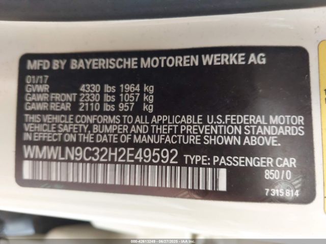 2017 MINI CLUBMAN WMWLN9C32H2E49592 Photo 8