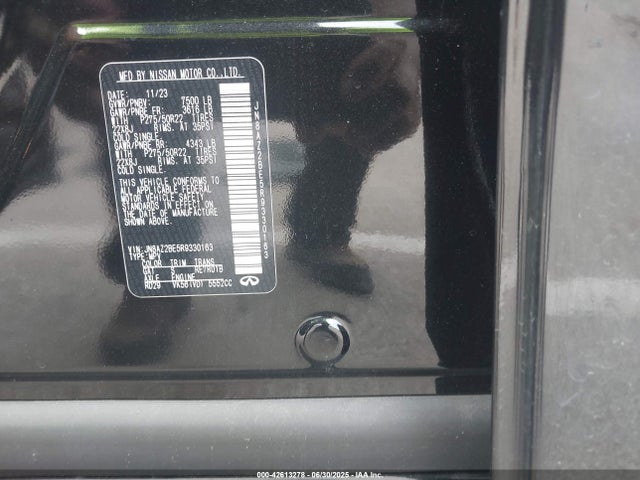 Infiniti QX80 2024 JN8AZ2BE5R9330163 Image 9