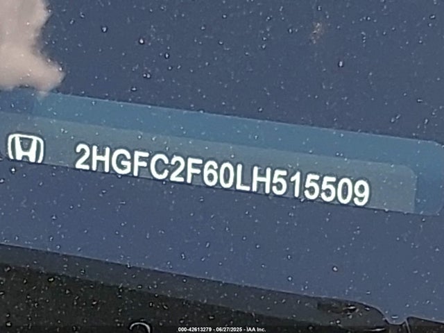 Honda k20c2 2020 2HGFC2F60LH515509 Image 9