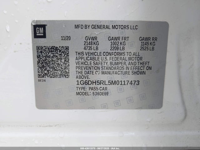 2021 CADILLAC CT4 1G6DH5RL5M0117473 Photo 8