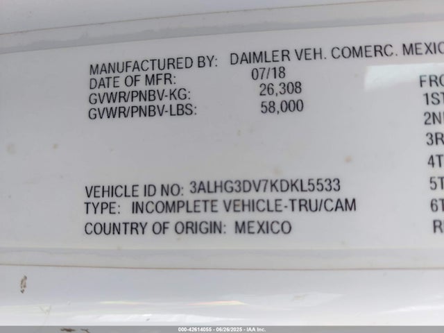 Freightliner Detroit Dd13 2019 3ALHG3DV7KDKL5533 Image 25