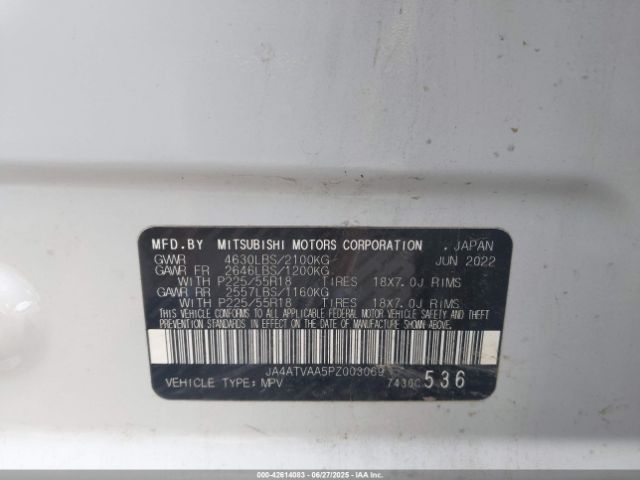 2023 MITSUBISHI ECLIPSE CROSS JA4ATVAA5PZ003069 Photo 8