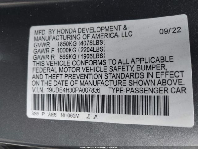 2023 ACURA INTEGRA 19UDE4H30PA007836 Photo 8