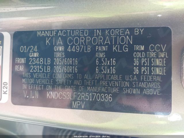 2024 KIA NIRO PLUG-IN HYBRID KNDCS3LF2R5170336 Photo 8