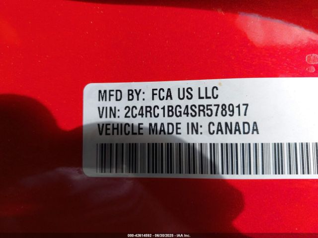 2025 CHRYSLER PACIFICA 2C4RC1BG4SR578917 Photo 8