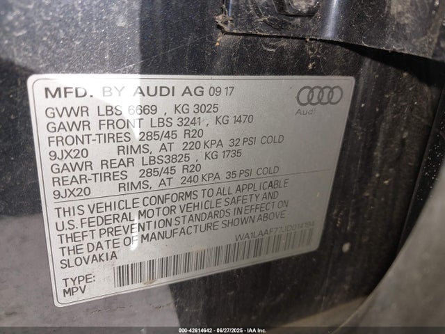 2018 AUDI Q7 WA1LAAF77JD014194 Photo 8