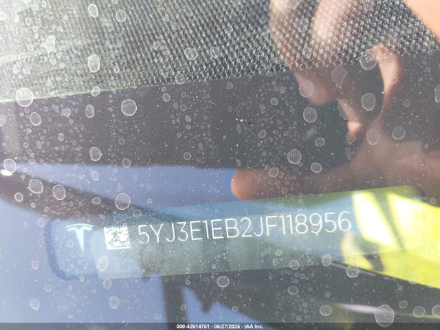 2018 TESLA MODEL 3 5YJ3E1EB2JF118956 Photo 8