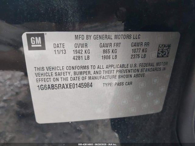 2014 CADILLAC ATS 1G6AB5RAXE0145984 Photo 8