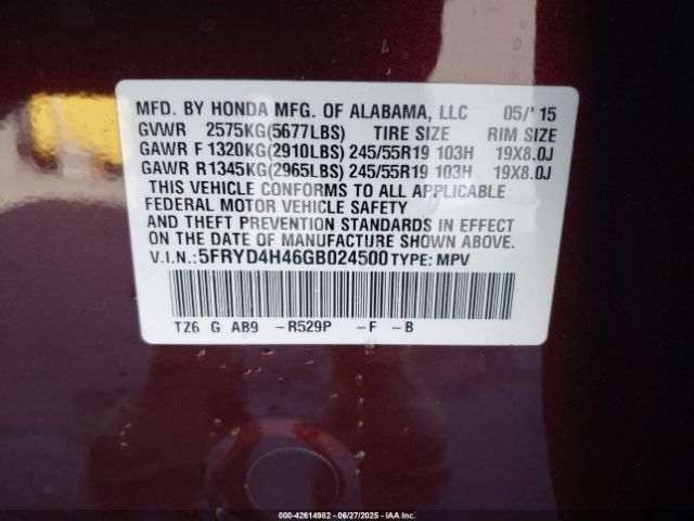 2016 ACURA MDX 5FRYD4H46GB024500 Photo 8