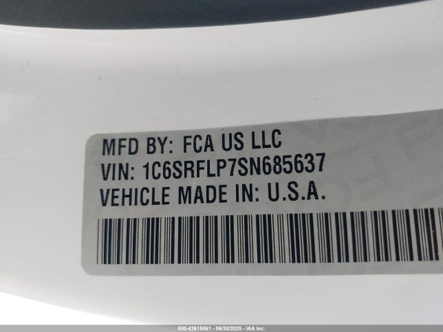 RAM 1500 2025 1C6SRFLP7SN685637 Image 9