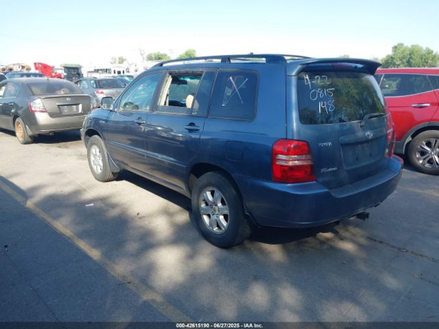 2002 TOYOTA HIGHLANDER JTEHF21A120046276 Photo 2