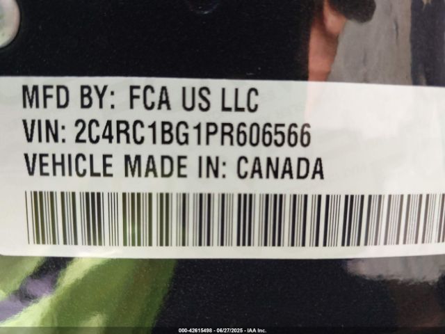 2023 CHRYSLER PACIFICA 2C4RC1BG1PR606566 Photo 8