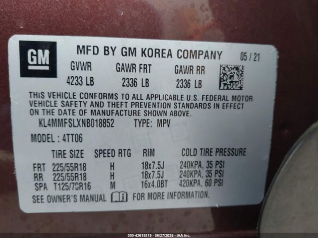 2022 BUICK ENCORE GX KL4MMFSLXNB018852 Photo 8