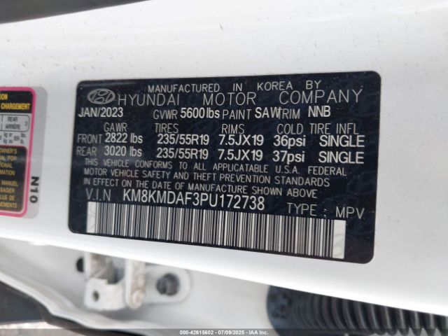 2023 HYUNDAI IONIQ 5 XM8KMDAF3PU172738 Photo 8