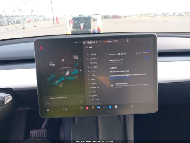 2021 TESLA MODEL Y 5YJYGDEE8MF187196 Photo 6